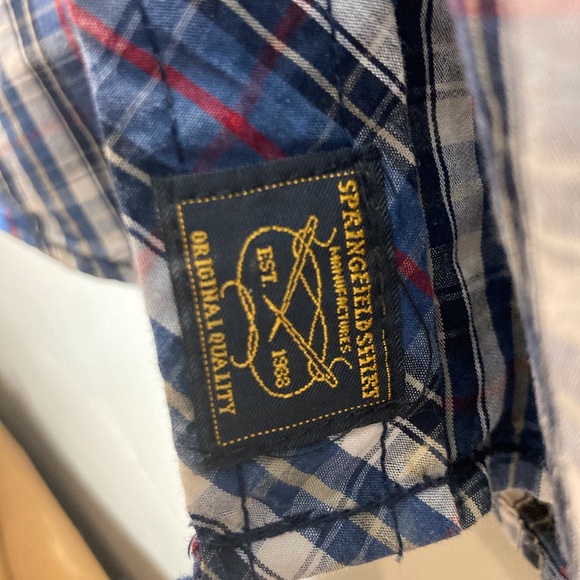 Springfield Button Down Shirt Size 40 / Medium - Picture 4 of 5